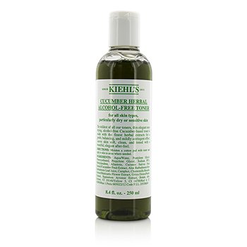 Cucumber Herbal Alcohol-Free Toner - For Dry or Sensitive Skin Types