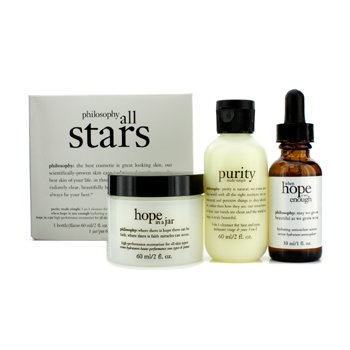 All Stars Kit: Purity Made Simple Cleanser 60ml/2oz + When Hope Is Not Enough Serum 30ml/1oz + Hope In A Jar 60ml/2oz