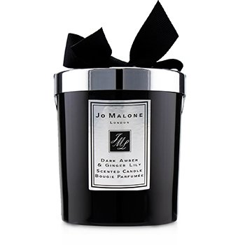 Dark Amber & Ginger Lily Scented Candle