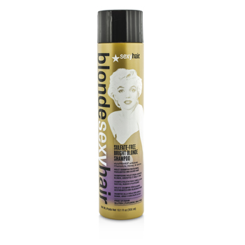 Blonde Sexy Hair Sulfate-Free Bright Blonde Shampoo (For Blonde, Highlighted and Silver Hair)