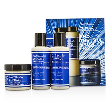 Cupuacu Anti-Frizz Collection 3-Piece Starter Kit: Shampoo 60ml + Conditioner 60ml + Hair Mask 60ml