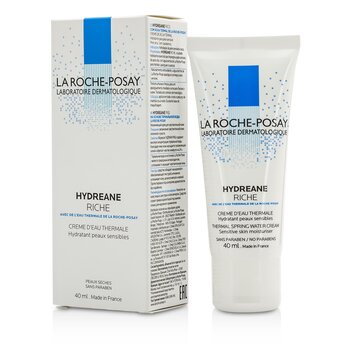 Hydreane Thermal Spring Water Cream Sensitive Skin Moisturizer - Rich