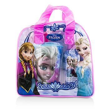 Disney Frozen Coffret: Eau De Toilette Spray 100ml/3.4oz + Plastic Cup with Straw + Bag