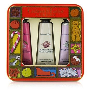 Modern Floral Hand Therapy Tin Set