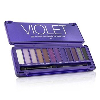 Eyeshadow Palette (12x Eyeshadow, 2x Applicator) - Violet
