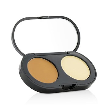New Creamy Concealer Kit - Warm Honey Creamy Concealer + Pale Yellow Sheer Finish Pressed Powder