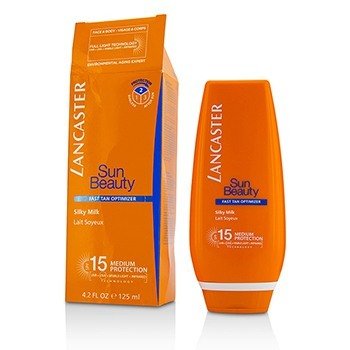 Sun Beauty Silky Milk Fast Tan Optimizer SPF15 - Face & Body (Box Slightly Damaged)