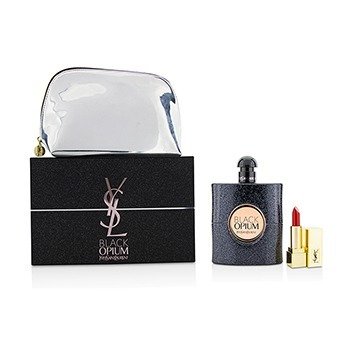 Black Opium Coffret: Eau De Parfum Spray 90ml/3oz + Mini Lipstick + Pouch