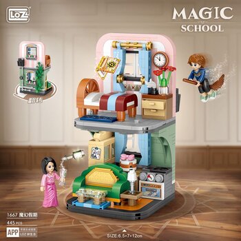 Loz LOZ Magic Academy Street Series - Magic Holiday Building Bricks Set