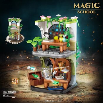 LOZ Magic Academy Street Series - Magic Platform Building Bricks Set