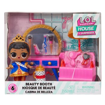 HOS Furniture Playset with Doll - Beauty Booth