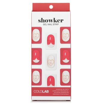 Cololab Showker Gel Nail Strip # CSA511 Red Heart