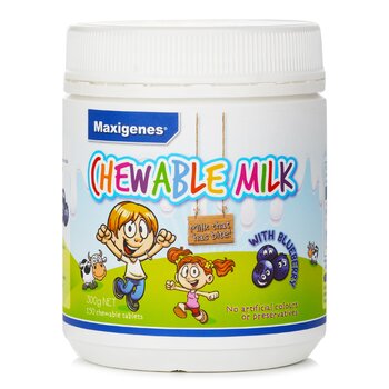 Maxigenes Chewable Milk calcium with Blueberry 300g - 150 chewable tablets