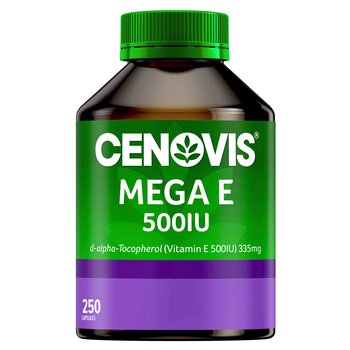 [Authorized Sales Agent] Cenovis MEGA E 500mg -  250 Capsules