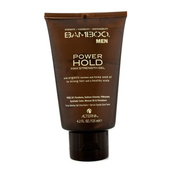 Bamboo Men Power Hold Max Strength Gel (For Strong Hair and Healthy Scalp)
