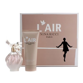 L'Air Coffret: Eau De Parfum Spray 50ml/1.7oz + Silky Body Lotion 100ml/3.4oz
