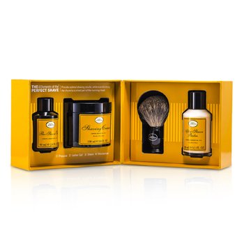 The 4 Elements Of The Perfect Shave - Lemon (Pre Shave Oil+ Shave Crm+ A/S Balm+ Brush)