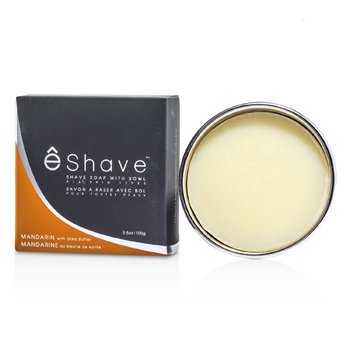 Shave Soap With Bowl - Mandarin