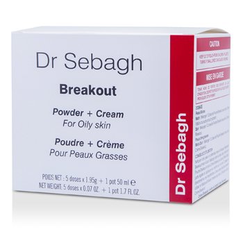 Breakout Set (For Oily Skin): Cream 50ml +  5x Powder 1.95g