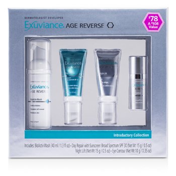 Age Reverse Introductory Collection: BioActiv Wash + Day Repair + Night Lift + Eye Contour