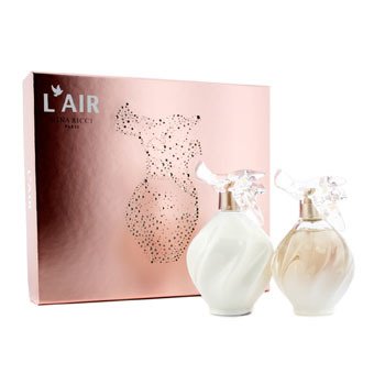 L'Air Coffret: Eau De Parfum Spray 100ml/3.4oz + Silky Body Lotion 200ml/6.7oz