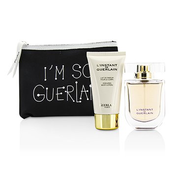 L'Instant De Guerlain Travel Coffret: Eau De Parfum Spray 50ml/1.7oz + Body Lotion 75ml/2.5oz + Bag