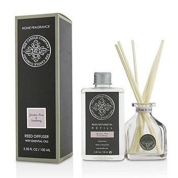 Reed Diffuser with Essential Oils - Jasmine, Rose & Cranberry