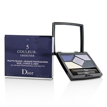 5 Couleurs Designer All In One Professional Eye Palette - No. 208 Navy Design