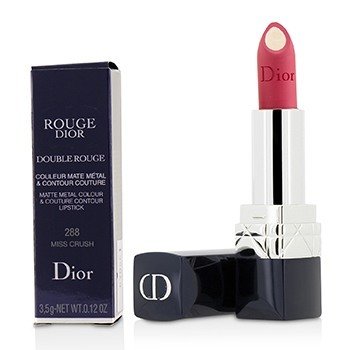 Rouge Dior Double Rouge Matte Metal Colour & Couture Contour Lipstick - # 288 Miss Crush