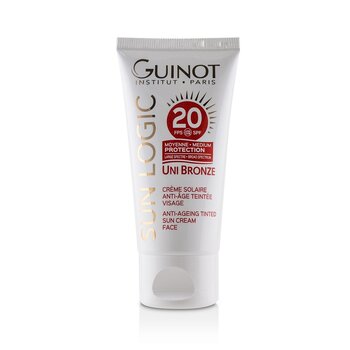 Sun Logic Uni Bronze Anti-Ageing Tinted Sun Cream For Face SPF 20