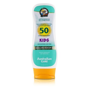 Lotion Sunscreen Broad Spectrum SPF 50 with Soothing Aloe Vera - For Kids