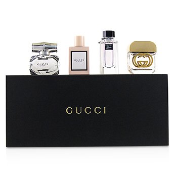 Gucci Miniature Coffret: Bamboo Eau De Parfum + Gorgeous Gardenia Eau De Toilette + Guilty Eau De Toilette + Bloom Eau De Parfum