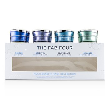 The Fab Four Multi-Benefit Mask Collection: Miracle Mask + Radiance Mask + Rejuvenating Mask + Balancing Mask