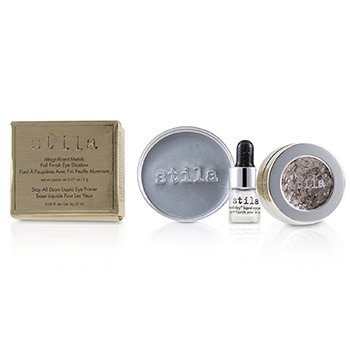 Magnificent Metals Foil Finish Eye Shadow With Mini Stay All Day Liquid Eye Primer - Metallic Dusty Rose