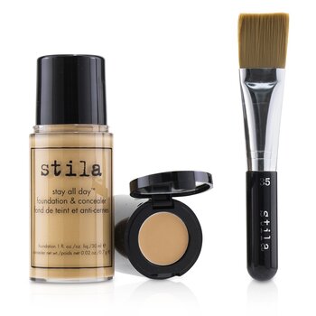 Stay All Day Foundation, Concealer & Brush Kit - # 6 Tone