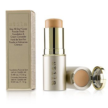 Stay All Day Cover Powder Finish Foundation & Cream Concealer - # 6 Tone