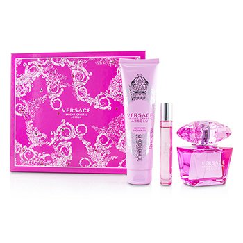 Bright Crystal Absolu Coffret: Eau De Parfum Spray 90ml/3oz + Perfumed Bath & Shower Gel 150m/5oz + Eau De Parfum Roller Ball 10ml/0.3oz