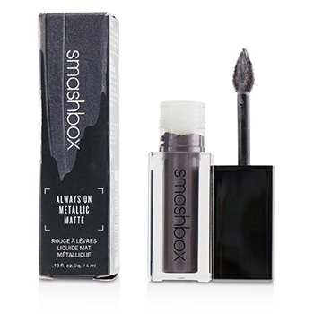Always On Metallic Matte Lipstick - Punked Rock (Gray With Purple Tint & Silver Pearl)
