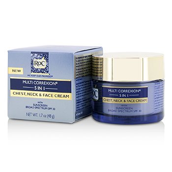 Multi Correxion 5 in 1 Chest, Neck & Face Cream With Sunscreen Broad Spectrum SPF30 (Exp. Date: 11/2019)
