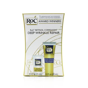 Retinol Correxion Deep Wrinkle Repair Set: Eye Cream 15ml, Night Cream 30ml