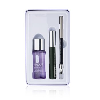 Clinique Jet Set Liftoff Lashes: Quickliner 0.28g + Take The Day Off Remover 50ml +High Impact Mascara 7ml