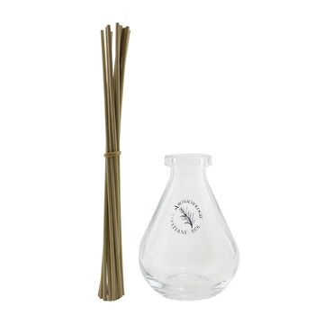 Home Perfume Diffuser - Droplet Shape (Glass Bottle & Reeds)