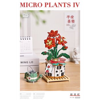 LOZ Mini Blocks - Eternal Flowers Garden Series - Destined to be Red Building Bricks Set