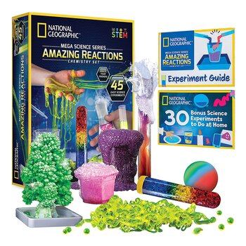 National Geographic Explorer Science Series - Amazing Reactions Chemistry Kit