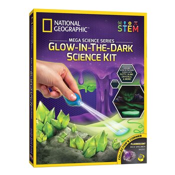 National Geographic Mega Science Lab: Glow-in-the-Dark Science Kit