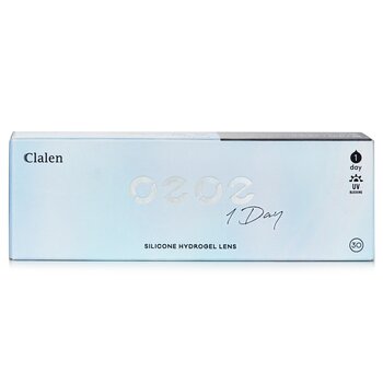 Clalen 1 Day O2O2 Clear Contact Lenses - -3.50