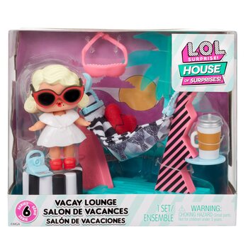 L.O.L. Surprise HOS Furniture Playset with Doll - Vacay Lounge