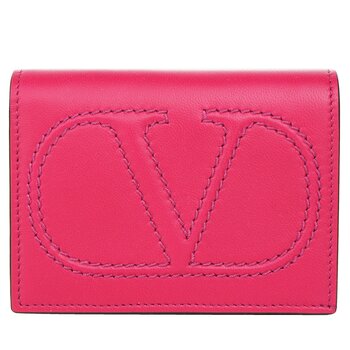 Valentino Flap French Wallet -Fushcia