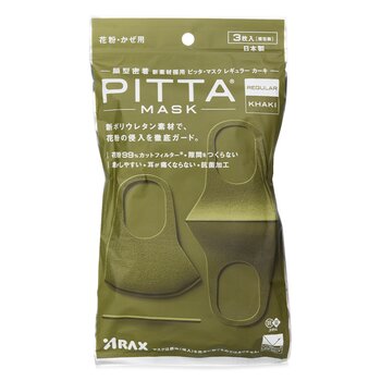 Arax Pitta Mask Khaki Regular - 3 Sheets
