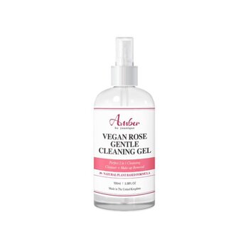 AMBER be younique Vegan rose gentle cleaning gel